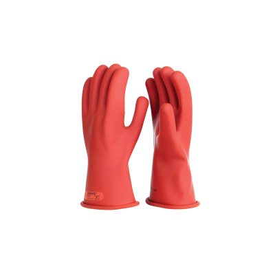 Chance 11" Class 0 Rubber Gloves - Red (Max Use: 1kV) - PSC011R