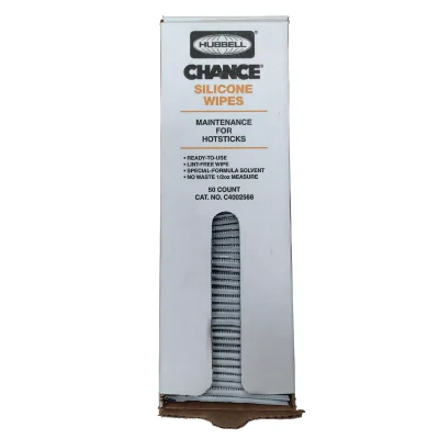 Chance C4002568: Hot Stick Silicone Wipes, 50 per Box