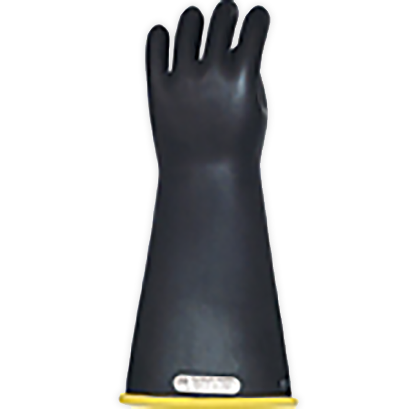 Salisbury Class 1 Rubber Gloves Yellow/Black 16" (Max Use: 7.5kV)