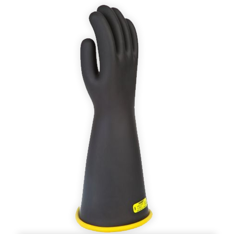 Chance Class 2 Rubber Gloves Yellow/Black 16" (Max Use: 17kV)