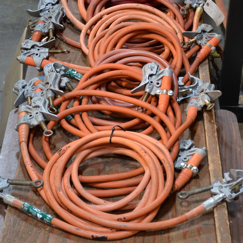Bypass jumper cables before repair and test