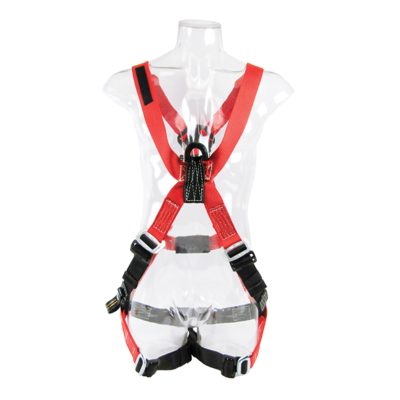 Bashlin "X" Nylon Web Harness; Back "D" Ring; Pass-Thru Buckles - 683XD