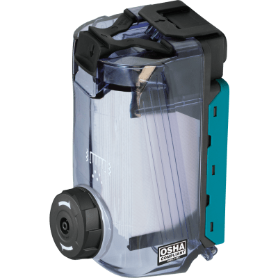 Makita 199588-6: Dust Case with HEPA Filter Cleaning Mechanism