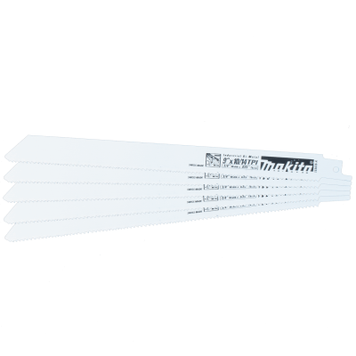 Makita 723070-A-5: 9" All‑Purpose Recipro Saw Blade, 10/14TPI, 5/pk