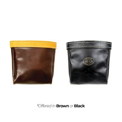 Bashlin Very Heavy, Durable Leather Bolt and Nut Bag